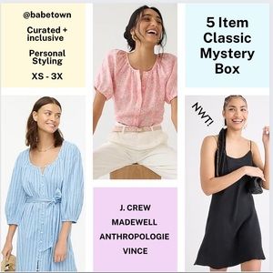 Classic Style Mystery Box J. Crew Mystery Box Madewell Mystery Box Chic Simple